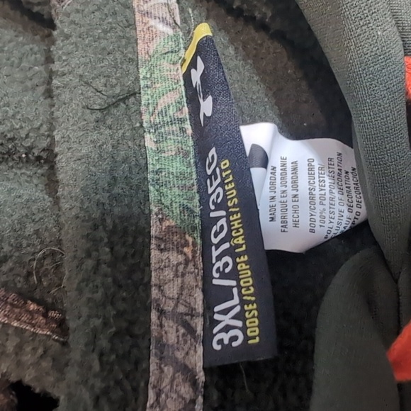 Under Armor Antler Graphic Fleece Hoodie Sweatshirt - Picture 3 of 4